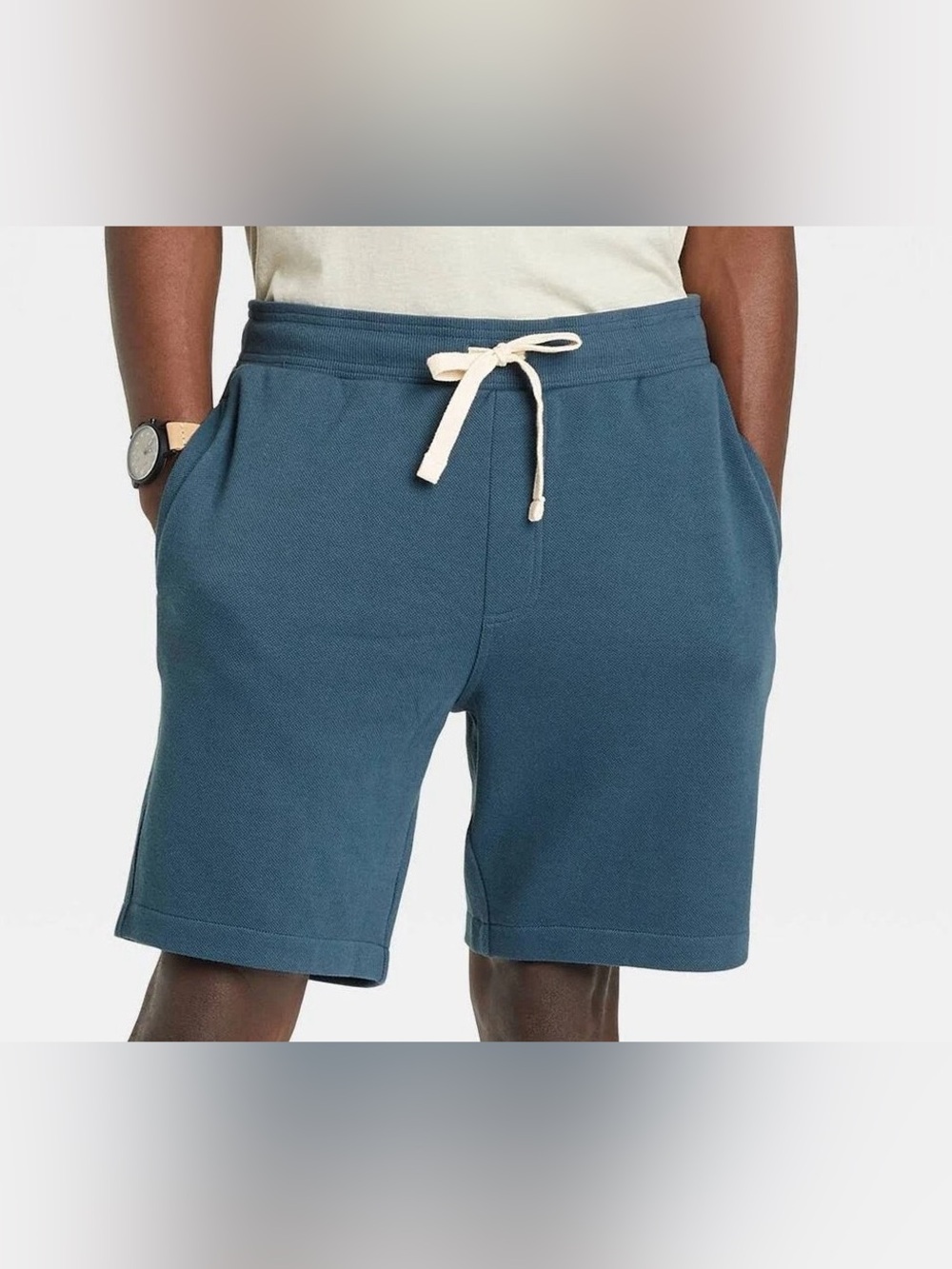 Goodfellow XS Blue Casual Knit Waistband Shorts